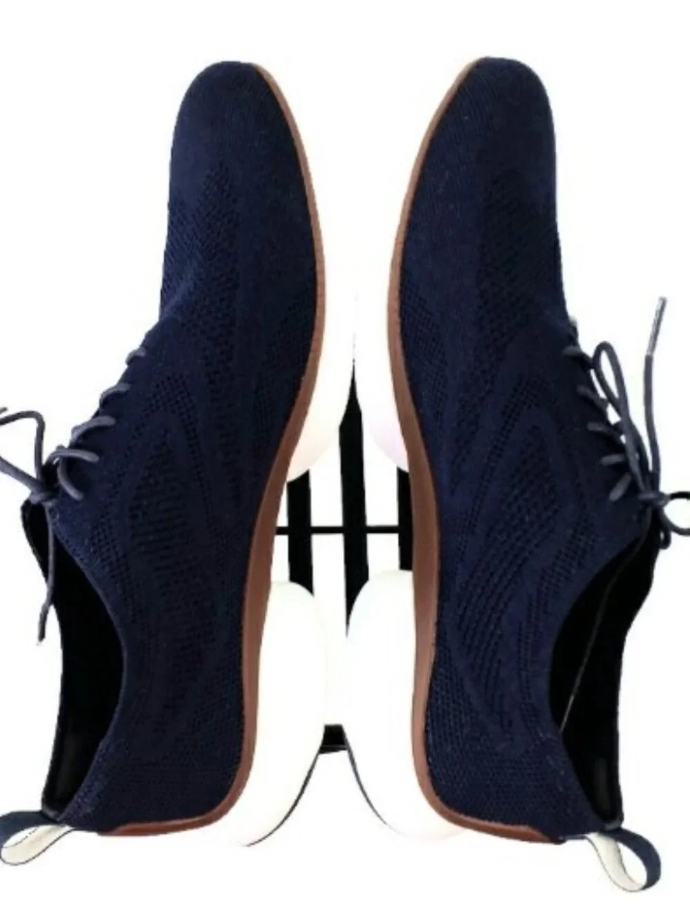 Cole Haan 3.Zerogrand Oxfords C29294 Mens Blue Stitchlite Wingtip 13M EUC
